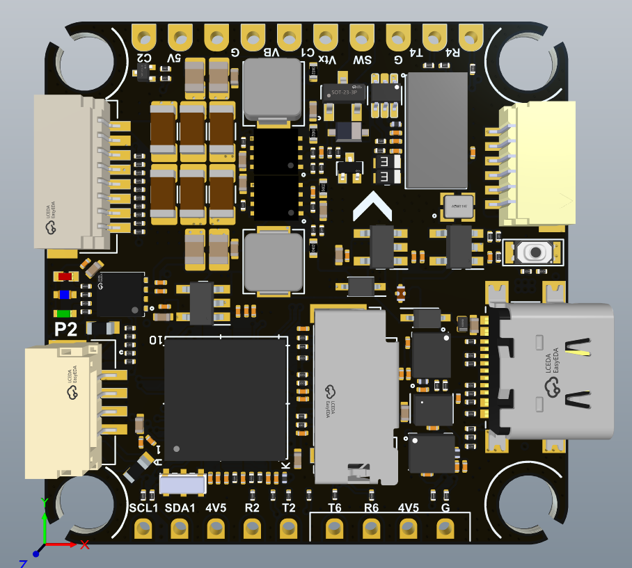 TBS LUCID H7 Board Bottom