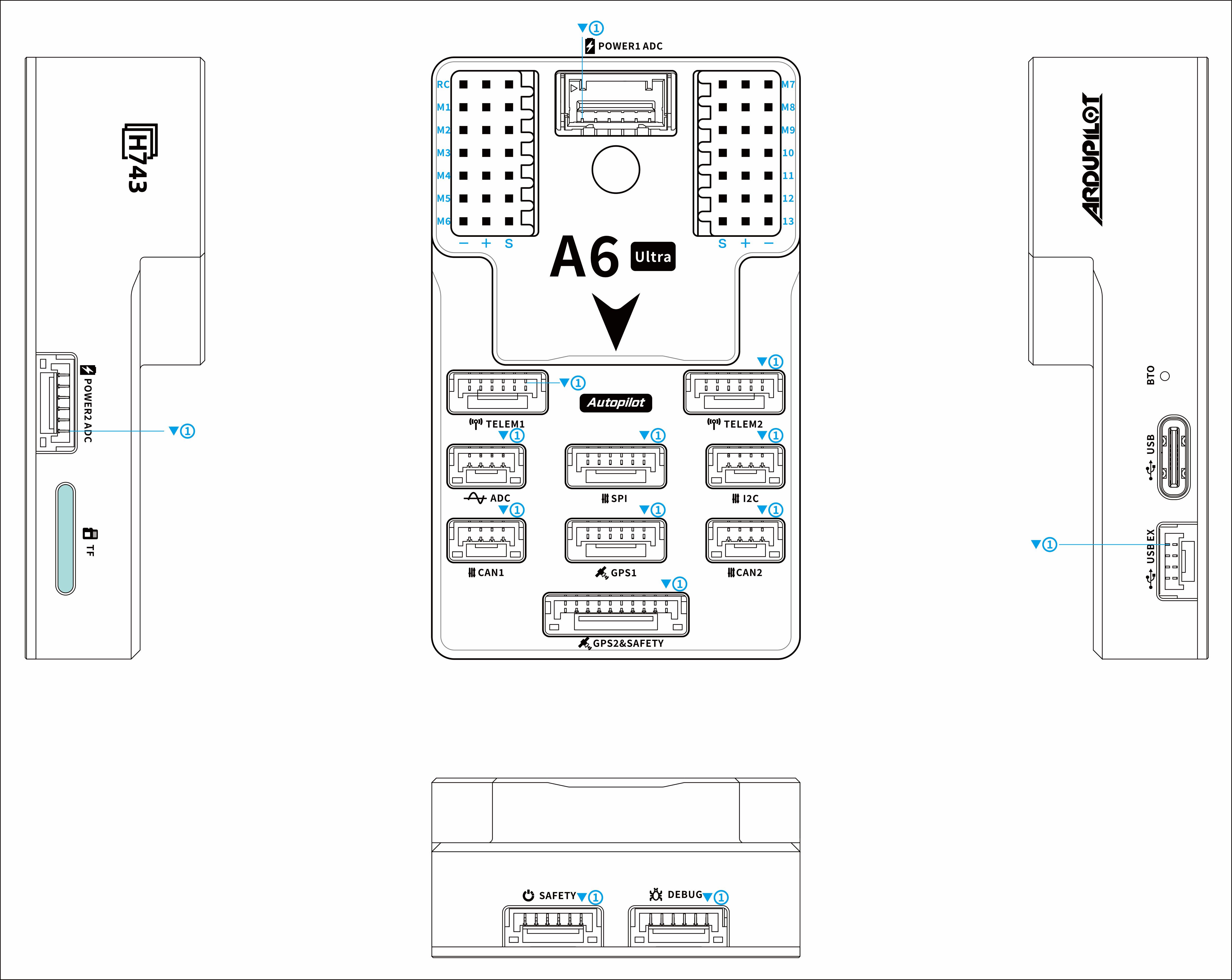 YJUAV_A6Ultra Board